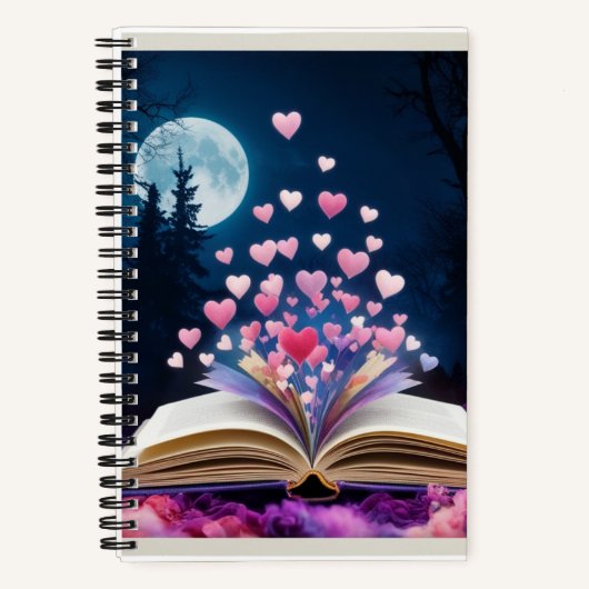 Whimsical Storybook Spiral Notebook - Aesthetic Notitieboek (Voorkant)