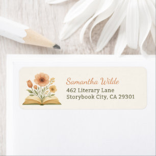 Whimsical Storybook Wildflower Chic Retouradres Etiket