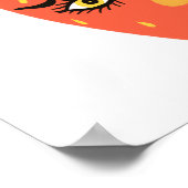 Whimsical Strawberry Art Poster (Hoek)