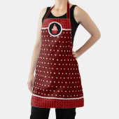 Whimsical Strawberry Cupcake Polka Dot Circle Schort (Insitu)