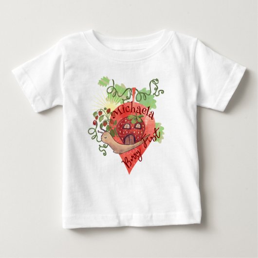 Whimsical Strawberry House Berry Eerste Verjaardag (Voorkant)