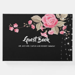 Whimsical String Lights Black Gastenboek