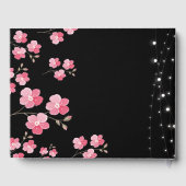 Whimsical String Lights Black Gastenboek (Achterkant)