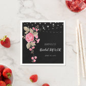 Whimsical String Lights Black Servet (Insitu)