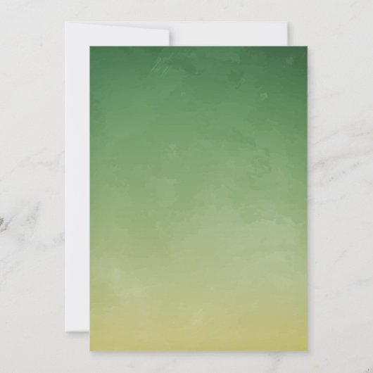 Whimsical String Lights Sprookjeshuwelijk Kaart (Achterkant)