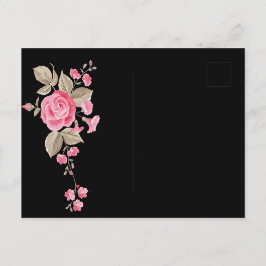 Whimsical String Lights Zwart Accommodatie kaart (Achterkant)