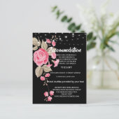 Whimsical String Lights Zwart Accommodatie kaart (Staand voorkant)