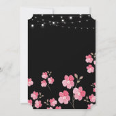 Whimsical String Lights Zwart zoet 16 Kaart (Achterkant)