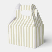Whimsical Stripe Groen Huwelijk  Bedankdoosjes (Achterkant)