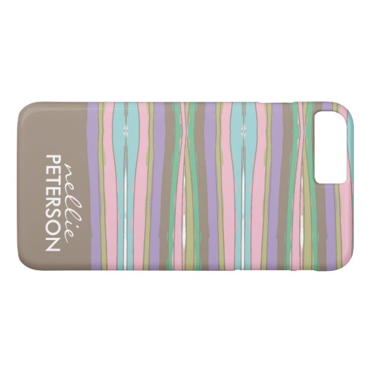 Whimsical Stripes Case-Mate iPhone Case (Achterkant (Horizontaal))