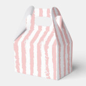 Whimsical Stripes Handwritten Painted Wedding Bedankdoosjes (Achterkant)