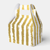 Whimsical Stripes Handwritten Painted Wedding  Bedankdoosjes (Achterkant)