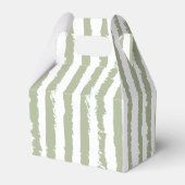 Whimsical Stripes Handwritten Painted Wedding  Bedankdoosjes (Achterkant)