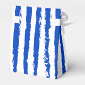 Whimsical Stripes Handwritten Painted Wedding  Bedankdoosjes (Achterkant)