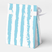 Whimsical Stripes Handwritten Painted Wedding Bedankdoosjes (Achterkant)