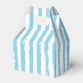 Whimsical Stripes Handwritten Painted Wedding  Bedankdoosjes (Achterkant)