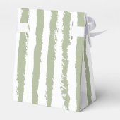 Whimsical Stripes Handwritten Painted Wedding  Bedankdoosjes (Achterkant)