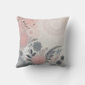 Whimsical Summer Floral Bloom Kussen (Achterkant)