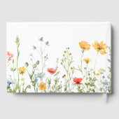 Whimsical Summer Floral Wedding Gastenboek (Achterkant)