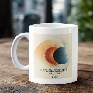 Whimsical Sun Maan Zonsverduistering Koffiemok