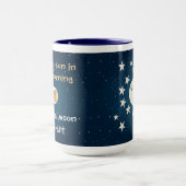 Whimsical Sun, Moon en Stars Mok (Midden)