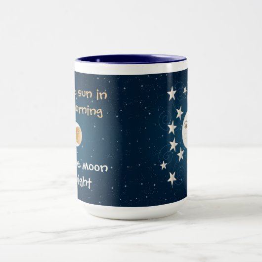 Whimsical Sun, Moon en Stars Mok (Midden)