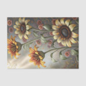 Whimsical Sunflower Lily Decoupage Tissuepapier (Voorkant)