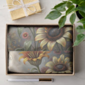 Whimsical Sunflower Lily Decoupage Tissuepapier (Geschenk)
