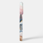 Whimsical Sunset Ocean Waves en Strandtafereel Case-Mate iPhone Case (Achterkant / Rechts)