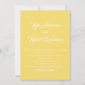 Whimsical Sunset Yellow en Citrus geïnspireerd Kaart (Voorkant)