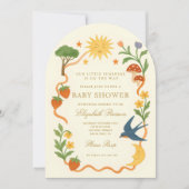 Whimsical Sunshine Baby shower Kaart (Voorkant)