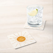 Whimsical Sunshine Baby shower Kartonnen Onderzetters (Insitu)