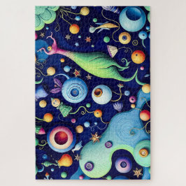 Whimsical Surreal Creatures - Kleurrijke Fantasy A Legpuzzel