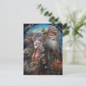 Whimsical Surreal Scene Illustratie Briefkaart (Staand voorkant)