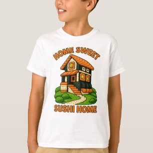 Whimsical Sushi House Foodie Cottage T-shirt