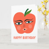 Whimsical Sweet Apple Custom Kaart (Gele Bloem)