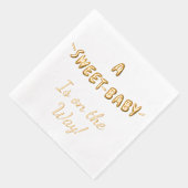 Whimsical Sweet Baby onderweg Folie Servetten (Rechts)