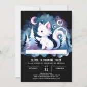 Whimsical Sweet Cat Verjaardag Kaart (Voorkant)