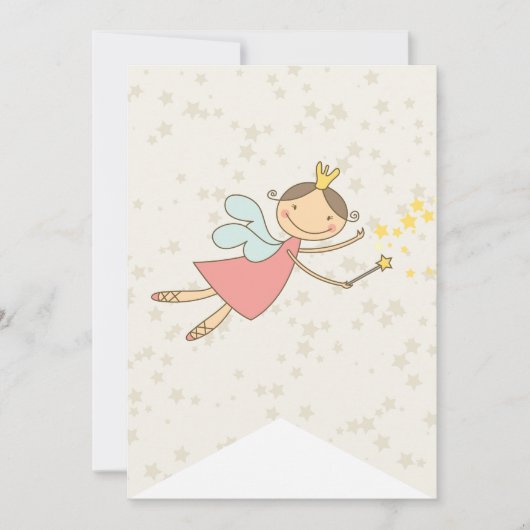 Whimsical Sweet Fairy Princess Girl Birthday Party (Voorkant)