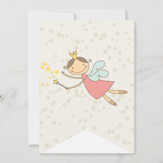 Whimsical Sweet Fairy Princess Girl Birthday Party (Voorkant)