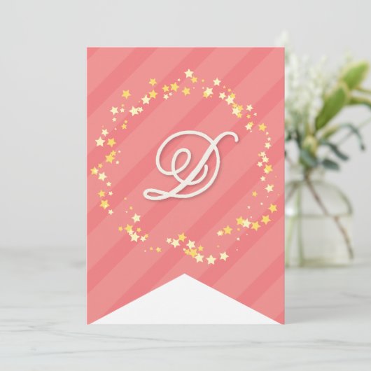 Whimsical Sweet Fairy Princess Girl Birthday Party Kaart (Staand voorkant)