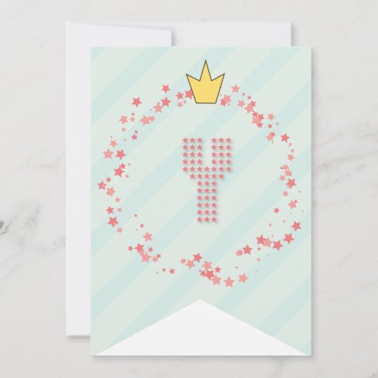 Whimsical Sweet Fairy Princess Girl Birthday Party Kaart (Voorkant)