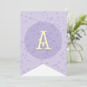 Whimsical Sweet Fairy Princess Girl Birthday Party Kaart (Staand voorkant)