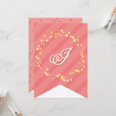 Whimsical Sweet Fairy Princess Girl Birthday Party Kaart (Voorkant / Achterkant in situ)