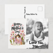 *~* Whimsical Sweet Love Moederdag AP72 Foto Feestdagenkaart (Voorkant / Achterkant)