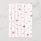 Whimsical Sweetheart Valentijns Diapper Raffle Informatiekaartje (Achterkant)