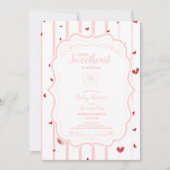 Whimsical Sweetheart Valentijnsdag Baby shower Kaart (Voorkant)