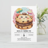 Whimsical Sweets Kinder Cookies Verjaardag Kaart (Staand voorkant)