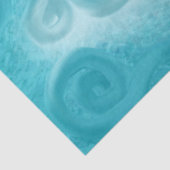 Whimsical Swirly Sky Blue Pattern Decoupage Tissuepapier (Detail)