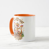 Whimsical T-shirt met taartslang Mok (Voorkant links)